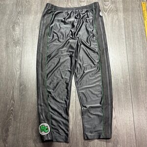 Vintage Adidas 1990s Boston Celtics Tear Away Track Pants Nba 32 x 30 Grey